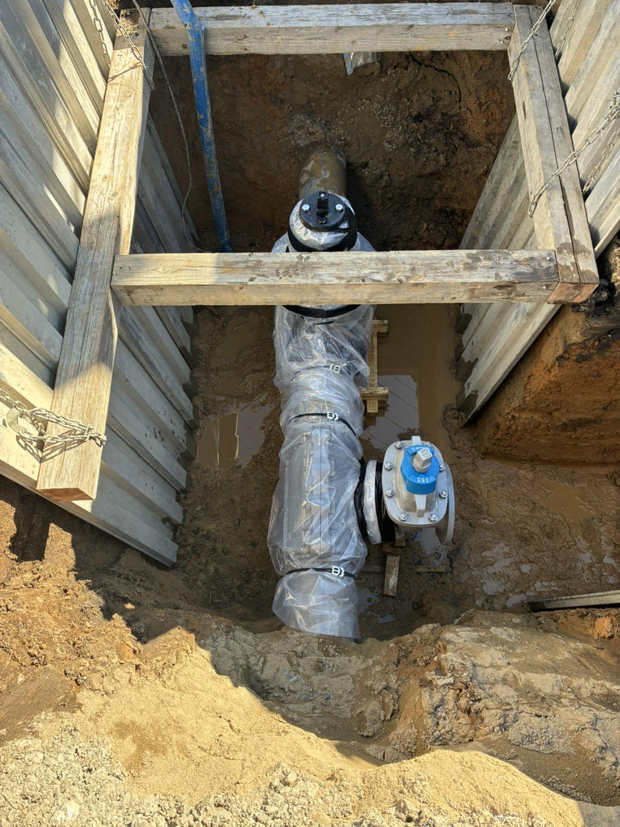 令和６年度　黒川地内径１５０粍水道管路耐震化工事その１　不断水工事